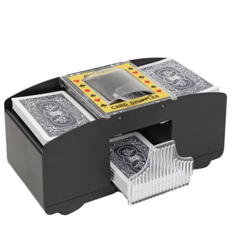 Automatic Card Shuffler Playing Card Dealer Shuffling Machine Casino Card Shuffler for UNO Blackjack Texas Hold'Em Poker Cards
