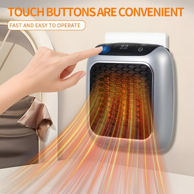 Small Electric Heater, 1 Count Portable Heating Fan with 2 Modes, Small Heaters, Fast Heating Space Heaters for Bedroom, Study, Office