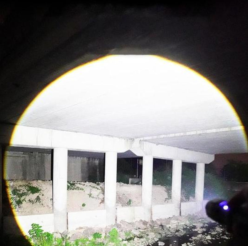 2-In-1 Strong Flashlight (Power Bank)，Digital Display of Power, Rechargeable，Zoomable, , X4Waterproof, Adjustable Brightness Flash Light for Outdoor, Emergency, Camping Accessories，Black Tiktokshopholidayhaul