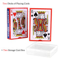 Automatic Card Shuffler Playing Card Dealer Shuffling Machine Casino Card Shuffler for UNO Blackjack Texas Hold'Em Poker Cards