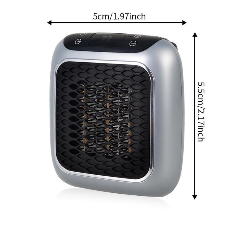 Small Electric Heater, 1 Count Portable Heating Fan with 2 Modes, Small Heaters, Fast Heating Space Heaters for Bedroom, Study, Office