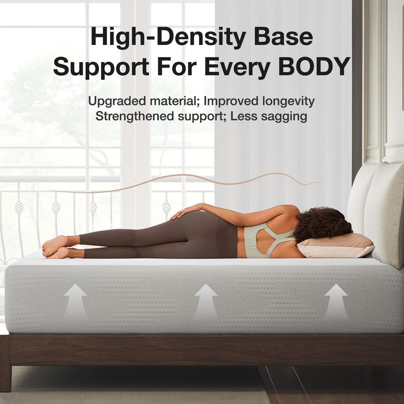 【Black Friday Exclusive】Gel Memory Foam Full/Queen/King Size Bed Mattress for Cooling Night Sleep, Comfort Sleep & Pressure Relief,5/6/8/10/12/14 Inch Mattress in a Box,